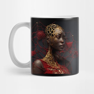 African Goddess reimagined “The Webbing” Mug